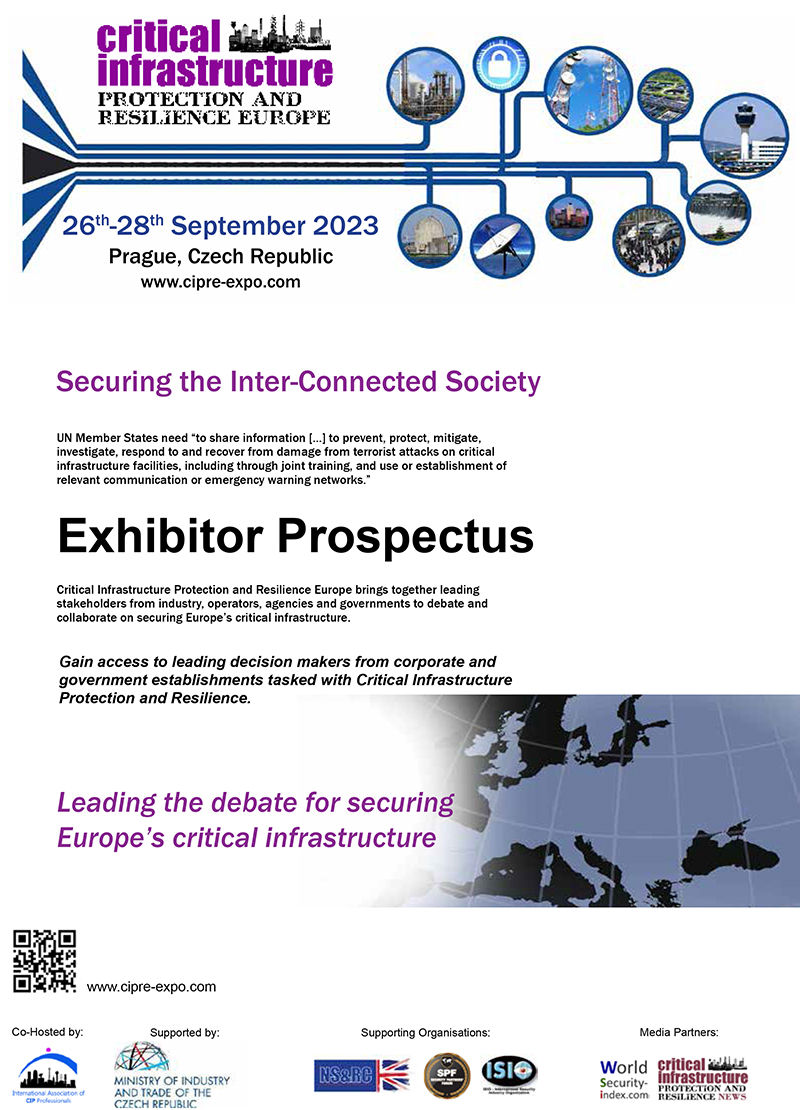 Exhibiting And Sponsoring Critical Infrastructure Protection And Resilience Europe